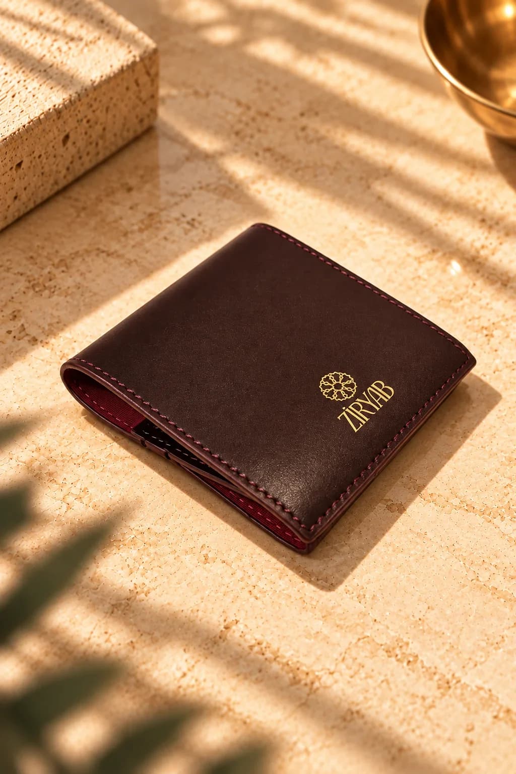 Bloc-notes de poche en cuir