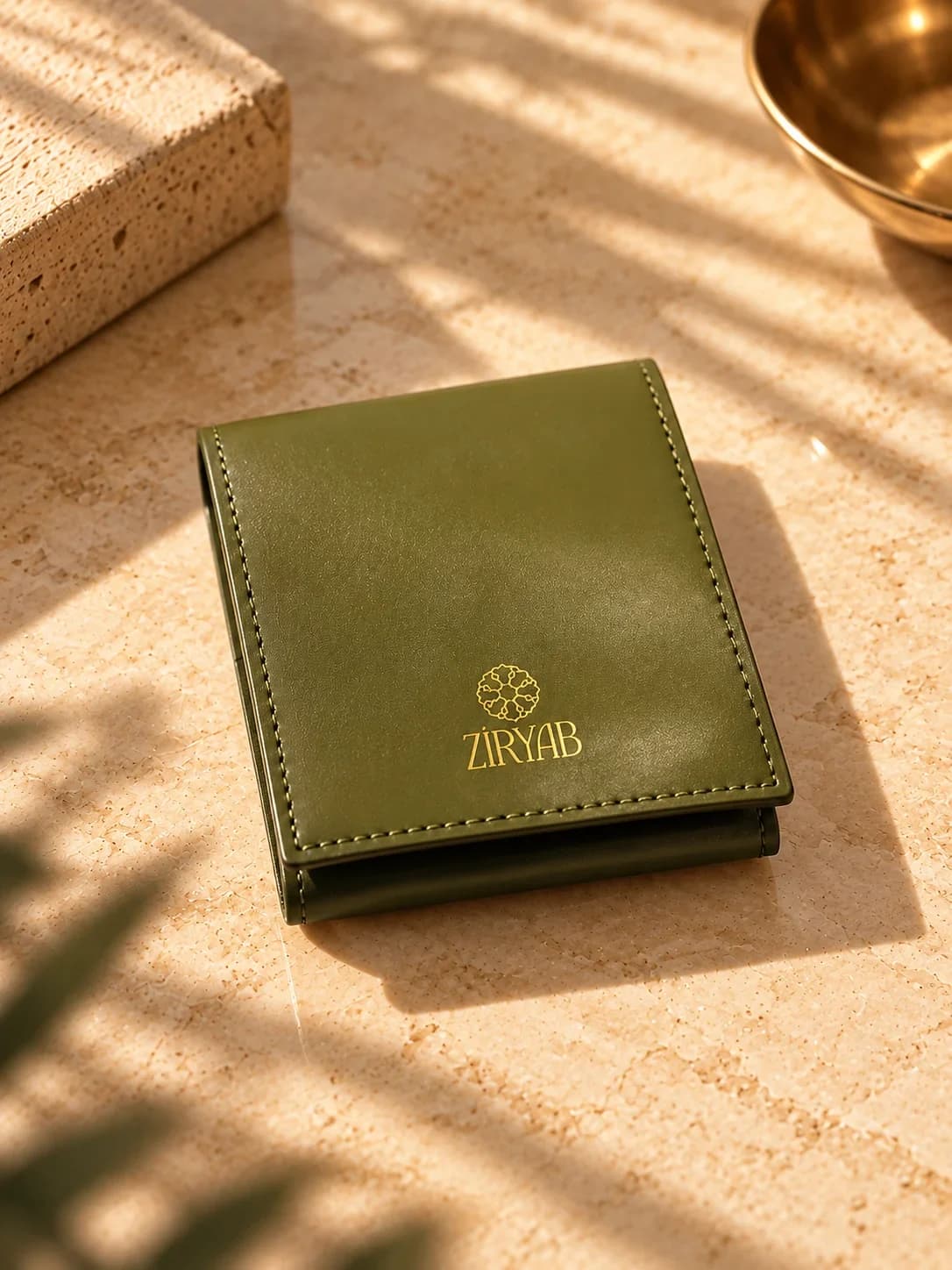 Bloc-notes de poche en cuir
