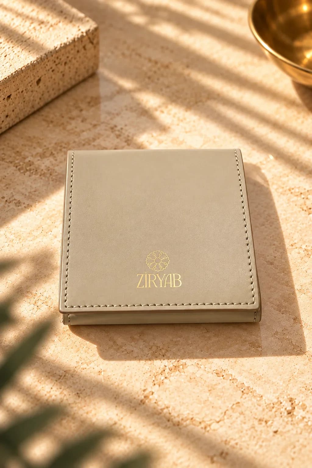 Bloc-notes de poche en cuir