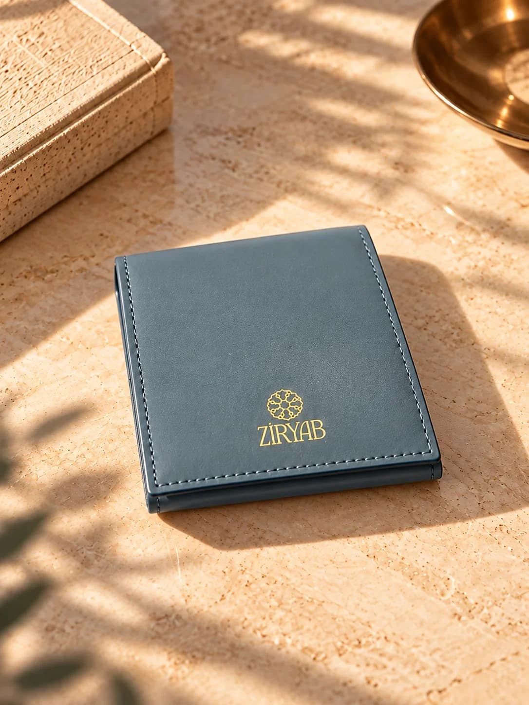 Bloc-notes de poche en cuir
