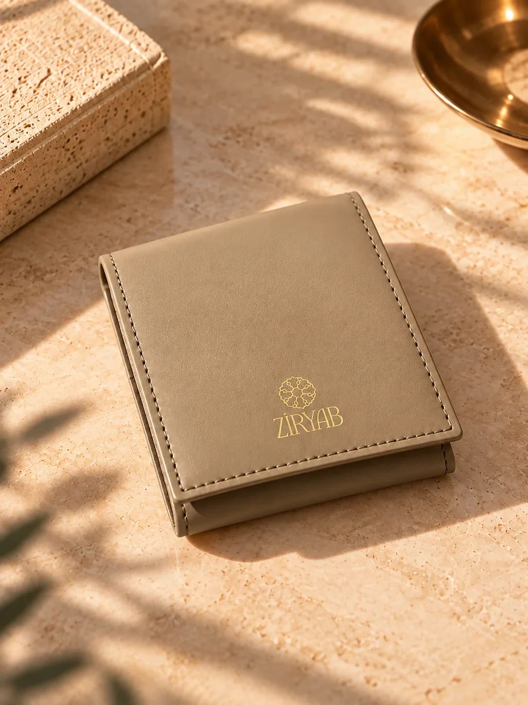 Bloc-notes de poche en cuir