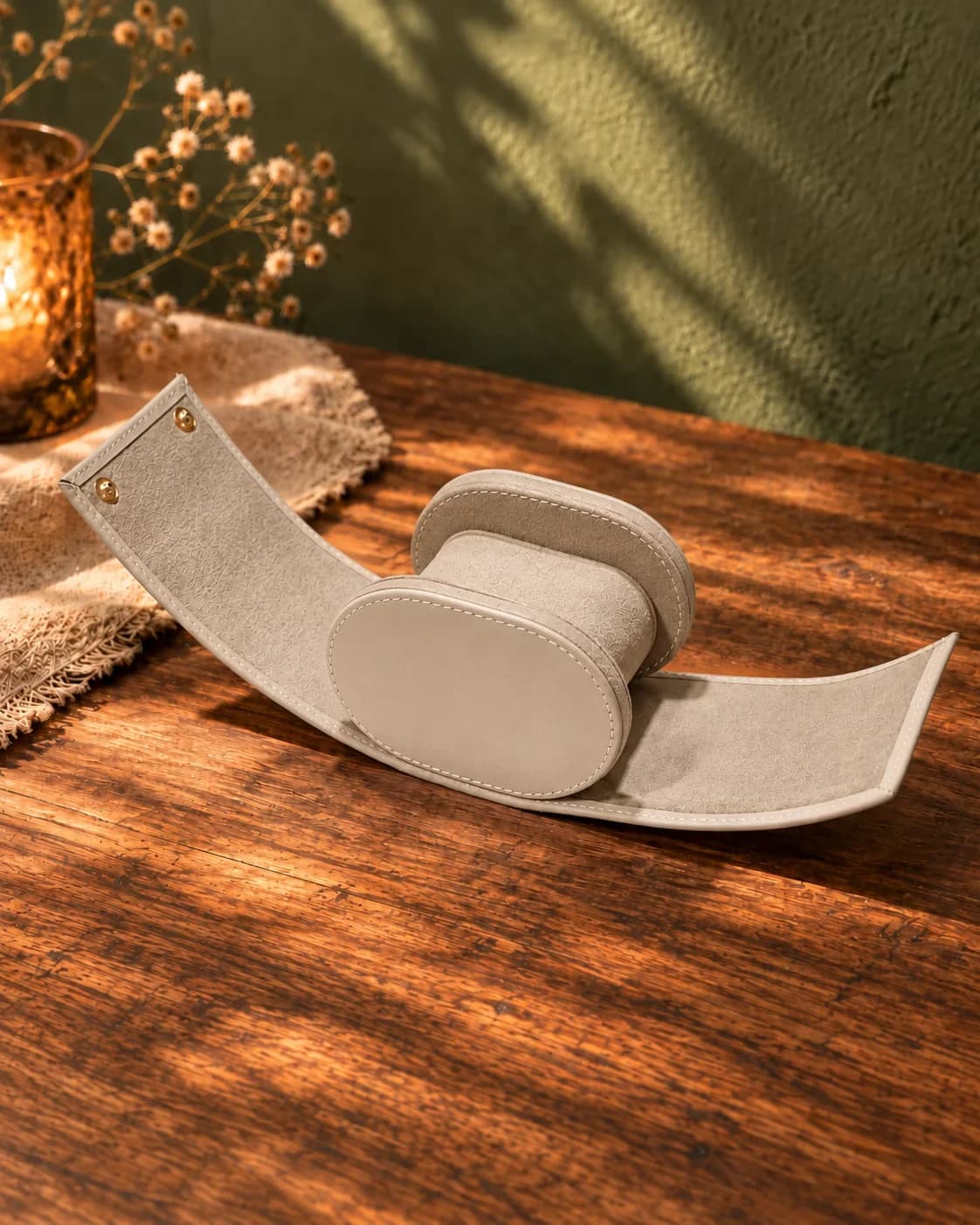 Étui à montre en cuir