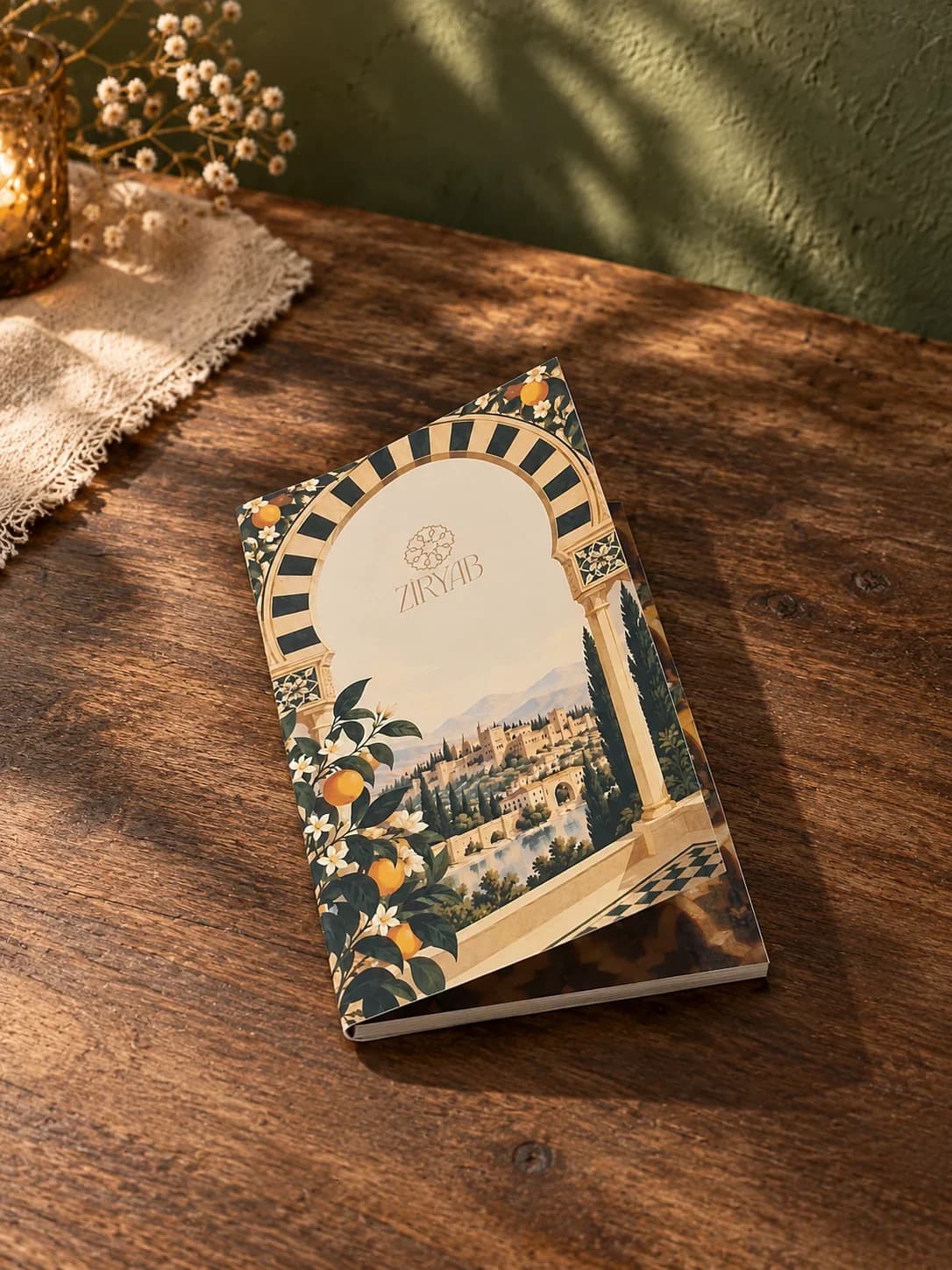 Carnet à motifs andalous