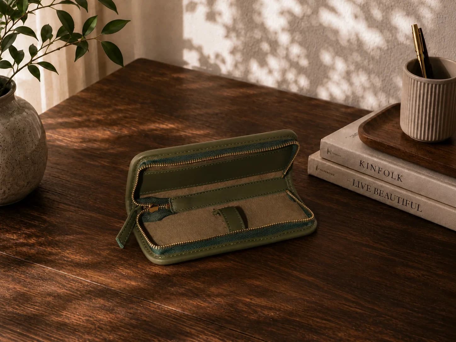 Trousse Seyyah en cuir