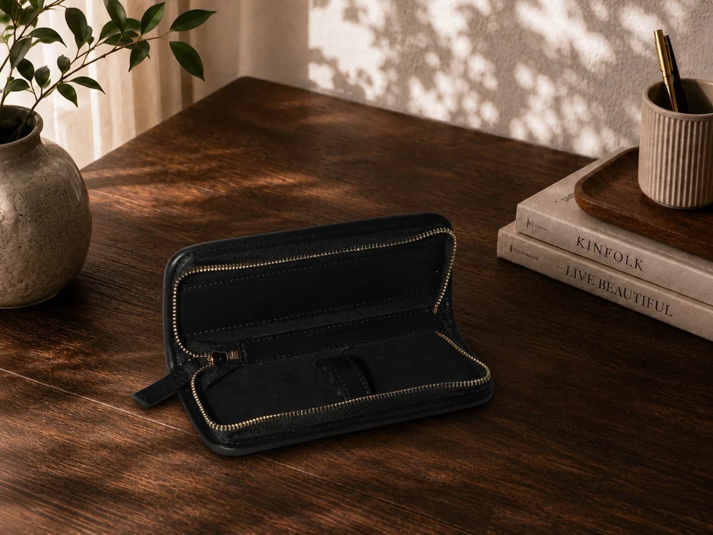 Trousse Seyyah en cuir