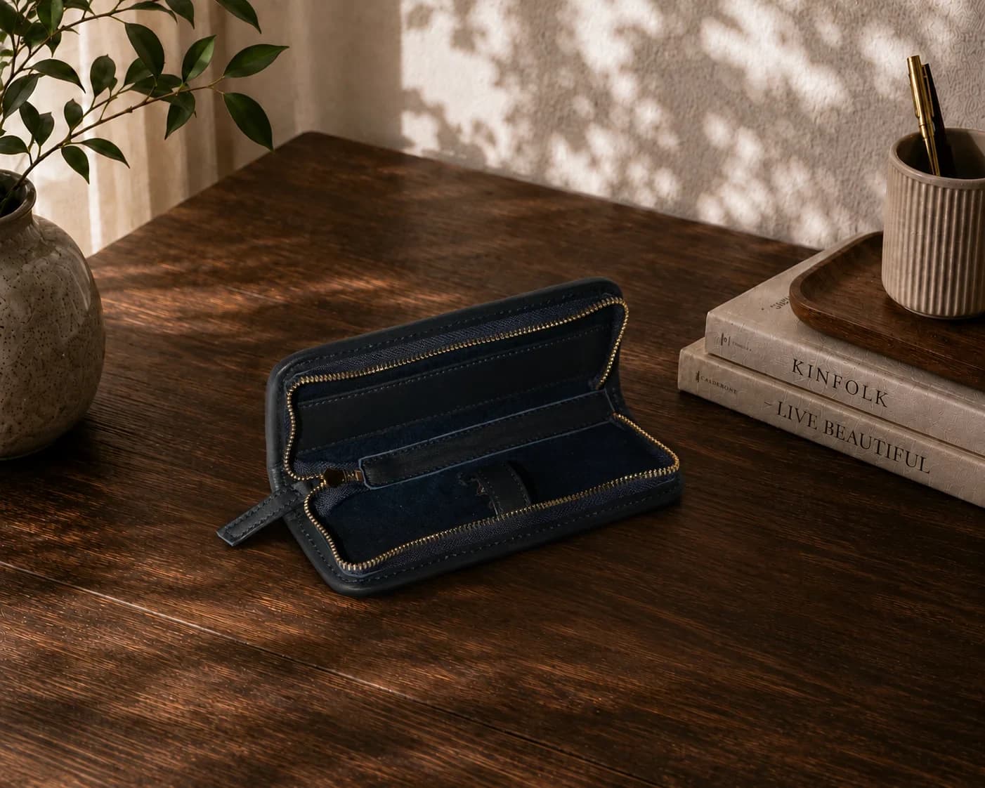 Trousse Seyyah en cuir