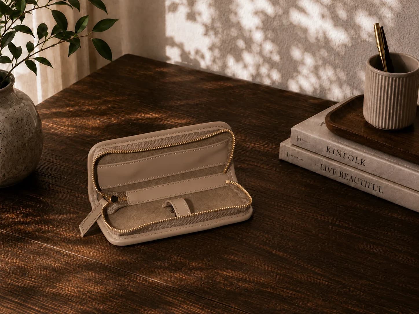 Trousse Seyyah en cuir