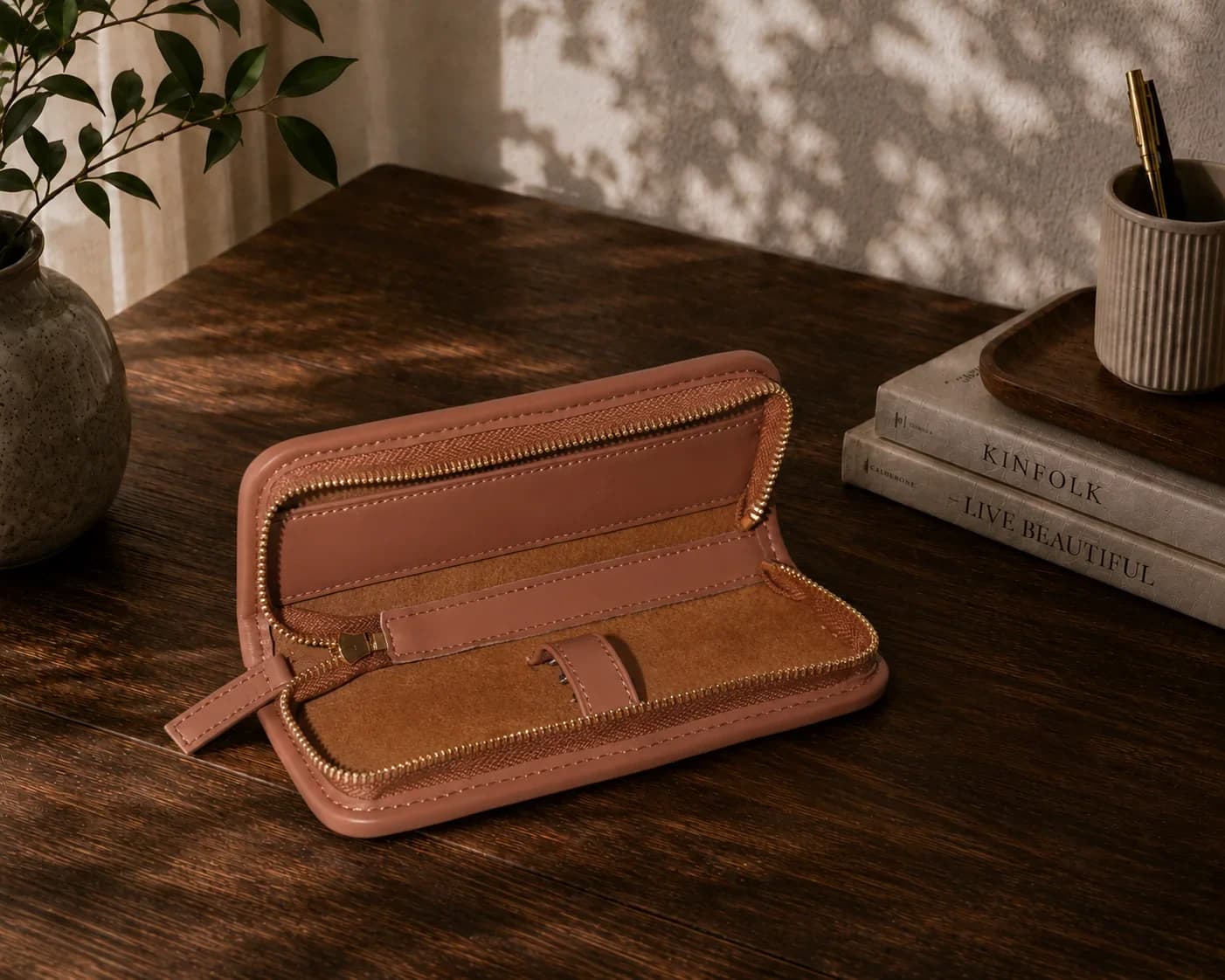 Trousse Seyyah en cuir